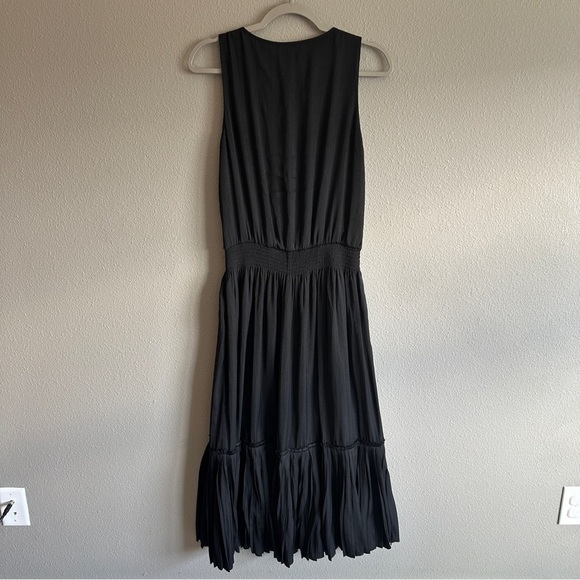 Evereve Black Tiered Maxi Dress Small - Picture 8 of 12
